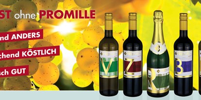 Händler - überwiegend regionale Produkte - PLZ 9545 (Österreich) - Unser Sortiment von alkoholfreien österreichischen Weinen und Sekt - Alkoholfreier Weingenuss - Bernhard Huber