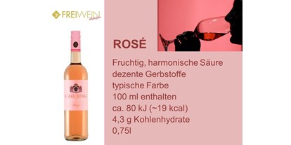 Händler - Mindestbestellwert für Lieferung - Weißenstein (Weißenstein) - ROSE - Alkoholfreier Weingenuss - Bernhard Huber