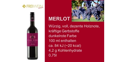 Händler - Unternehmens-Kategorie: Versandhandel - Ebene - MERLOT - Alkoholfreier Weingenuss - Bernhard Huber