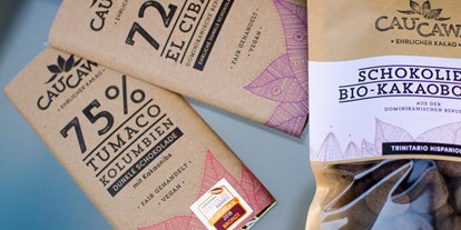 Händler - überwiegend Bio Produkte - Wien-Stadt Penzing - Schokolade & Schokolierte Bio Kakaobohnen  - CauCawa