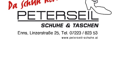 Händler - Hol- und Bringservice - PLZ 4342 (Österreich) - Logo - Peterseil Schuhe und Taschen