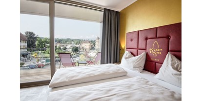 Händler - bevorzugter Kontakt: Webseite - PLZ 9500 (Österreich) - City Hotel mit herrlichem Seeblick - Hotel Rocket Rooms Velden