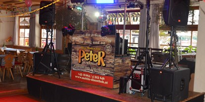 Händler - Zahlungsmöglichkeiten: Bar - Wals - Tolle Partylokation in Bayern... - Peter´s Mobile Discothek / Disc-Moderator Peter Rebhan aus Salzburg