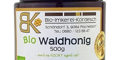 Händler - Steuersatz: Umsatzsteuerfrei aufgrund der Kleinunternehmerregelung - PLZ 6313 (Österreich) - Bio Waldhonig 500g von Bio-Imkerei Kordesch
