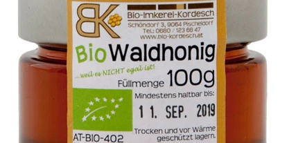 Händler - Steuersatz: Umsatzsteuerfrei aufgrund der Kleinunternehmerregelung - Österreich - Bio Waldhonig 100g von Bio-Imkerei Kordesch