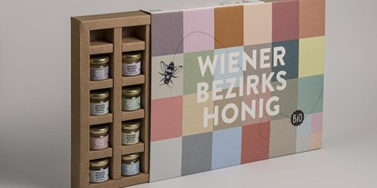 Händler - Lebensmittel und Getränke: Honig - Tiroler Unterland - Wiener Honig Box – Degustationsbox von Wiener Bezirksimkerei
