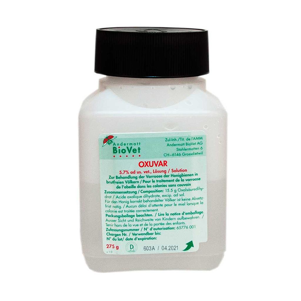Händler - Oxuvar 5,7% Oxalsäurekonzentrat 275g Sprühbehandlung gegen Varroa von Andermatt BioVet
