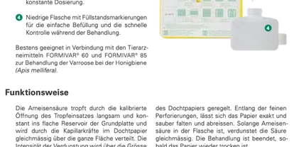 Händler - Haus und Garten: Tierbedarf - PLZ 6263 (Österreich) - Liebig Dispenser gegen Varroa von Andermatt BioVet