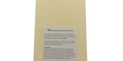 Händler - Steuersatz: Umsatzsteuerfrei aufgrund der Kleinunternehmerregelung - PLZ 6313 (Österreich) - Bienenwachskompresse von Ferdi's Imkerei
