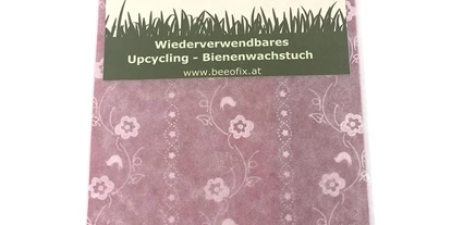 Händler - Versandzeit: 2-3 Tage - Kleinboden (Fügen, Uderns) - Bienenwachstuch Klein S (ca. 15 x 15 cm) von Beeofix Upcycling