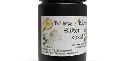 Händler - Versandzeit: 2-3 Tage - Mühlgraben (Erl) - Bio Blütenhonig trifft ROSE "Black Edition" 120g von Bio-Imkerei Blütenstaub