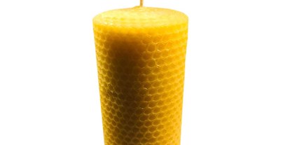 Händler - Bio-Zertifiziert - Kerze Bienenwachs von Bio-Imkerei Blütenstaub