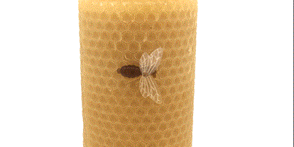 Händler - Haus und Garten: Haushaltswaren - Kerze Bienenwachs von Bio-Imkerei Blütenstaub