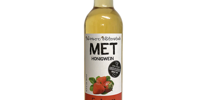 Händler - Lebensmittel und Getränke: alkoholische Getränke - Met Honigwein Erdbeere 500ml von Bio-Imkerei Blütenstaub