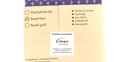 Händler - Steuersatz: Umsatzsteuerfrei aufgrund der Kleinunternehmerregelung - PLZ 6313 (Österreich) - Bienenwachstuch Beutel klein Trachtenstoff von Integra Vorarlberg