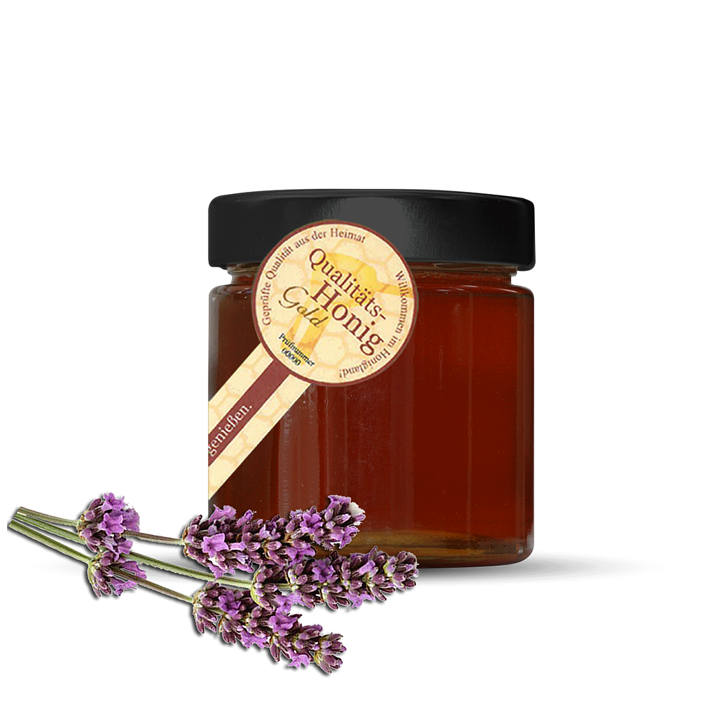Händler - Bio Blütenhonig mit Lavendel 120g von Bio-Imkerei Blütenstaub