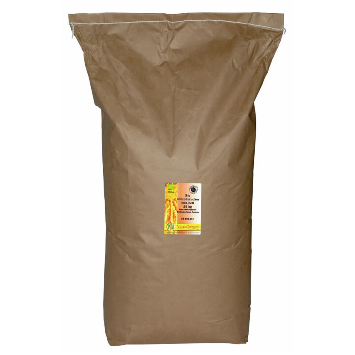 Händler - Bio Rohrzucker feinkristall hell 25kg Sack von Tobias Altzinger