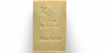 Händler - Drogerie und Kosmetik: Körperpflege - Wien - Bio Distelöl Seife - konsequent Naturkosmetik Bio-Distelöl-Seife kaltgerührt