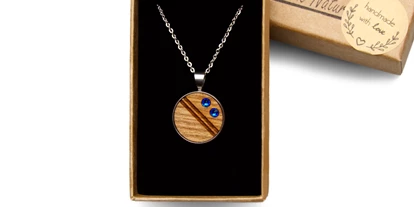 Händler - bevorzugter Kontakt: Online-Shop - Hofweid - Halskette aus Holz - Wooddo