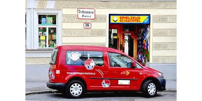 Händler - Produkt-Kategorie: Spielwaren - Salzburg-Stadt Andräviertel - SPIELZEUGSCHACHTEL in der rechten ALTSTADT - SPIELZEUGSCHACHTEL