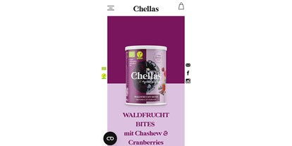 Händler - Art des Vertriebs: sonstige Vertriebsstellen - Ludersdorf (Ludersdorf-Wilfersdorf) - CHELLAS // organic snacking (MAIAS OG)