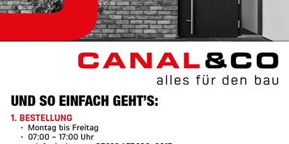 Händler - bevorzugter Kontakt: Online-Shop - Tiroler Unterland - Bauwaren Canal GmbH & Co.KG - Hall
