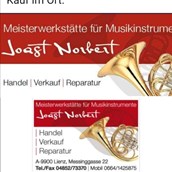 Unternehmen - Musikhaus Jaost. Das Musikgeschäft für hohe Blasmusikansprüche - Musikhaus Joast