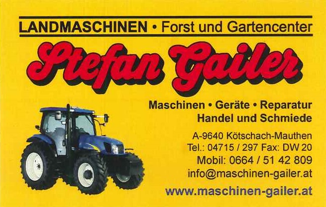 Unternehmen - Landmaschinen, Forst und Gartencenter - Stefan Gailer