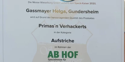 Händler - Unternehmens-Kategorie: Hofladen - Eben (Greifenburg) - Primasn Verhackerts - Gassmayer Helga