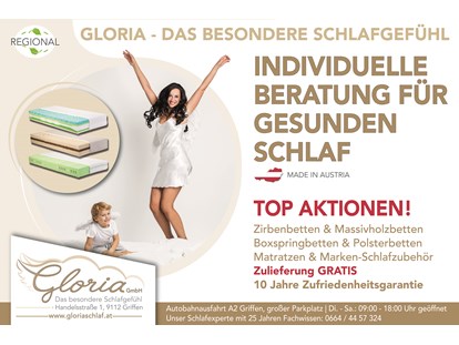 Händler - Art der Abholung: Übergabe mit Kontakt - PLZ 9103 (Österreich) - GLORIA GmbH