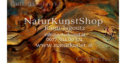 Händler - Produkt-Kategorie: Möbel und Deko - St. Margareten im Rosental - Logo NaturKunstShop Karin Jagoutz - NaturKunstShop