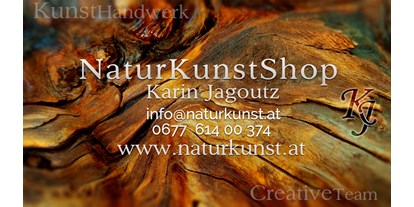 Händler - überwiegend selbstgemachte Produkte - Poggersdorf - Logo NaturKunstShop Karin Jagoutz - NaturKunstShop