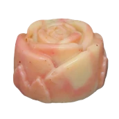 regionale Produkte: Naturseife "Seidenrose" - Rosenform - nature in your hands: Naturseife "Seidenrose" - Rosenform