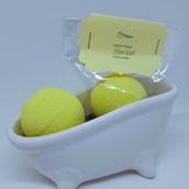 regionale Produkte: Badekugel "Yellow Splash" - nature in your hands: Badekugel "Yellow Splash"