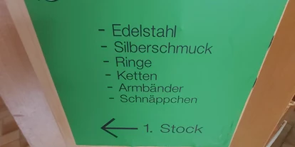 Händler - Lieferservice - Koblach - Wegbeschreibung zu meinem Geschäft im ersten Stock - Anja Micheelsen
