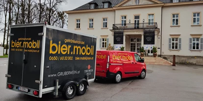 Händler - überwiegend regionale Produkte - Haigermoos - Klessheimball, Kavalierhaus - bier.mobil Getränkehandel