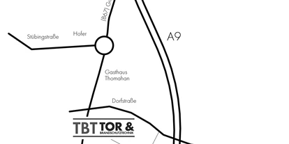 Händler - Neureiteregg - Anfahrt - TBT – Tor & Brandschutztechnik GmbH