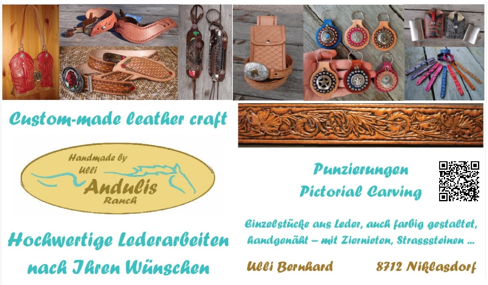 Unternehmen - Lederarbeiten Andulis Ranch