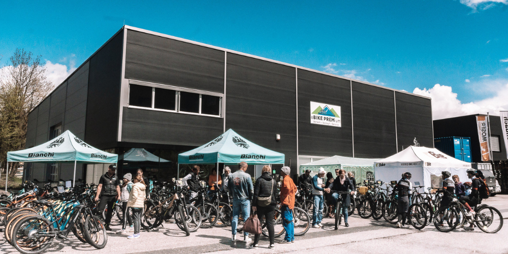Unternehmen - eBIKE PREMium Geschäft Außenansicht in Ebbs bei Kufstein, Tirol - eBIKE PREMium GmbH