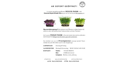 Händler - Produkt-Kategorie: Agrargüter - Faistenau Wald - Urban Roots Salzburg