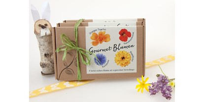 Händler - Zahlungsmöglichkeiten: PayPal - Deinham - Blumensamen-Set "Gourmet Blumen", Samen von essbaren Blumen - naturkraftwerk e.U.