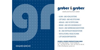 Händler - bevorzugter Kontakt: per E-Mail (Anfrage) - Mitteregg (Aschach an der Steyr) - Gruber & Gruber Gebäudetechnik GmbH