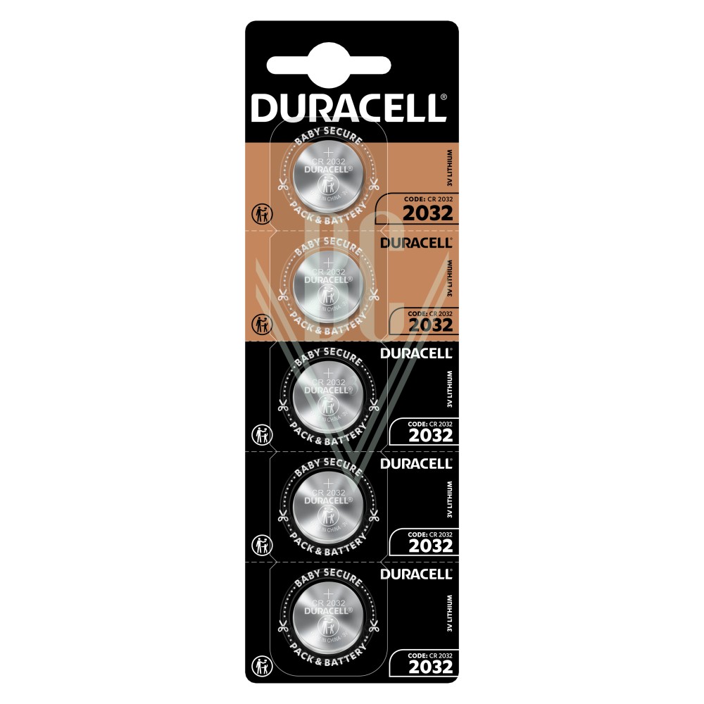 Händler - Duracell Knopfzellenbatterie 2032 CR2032 3V, 5er Pack - Duracell Knopfzellenbatterie 2032 CR2032 3V, 5er Pack