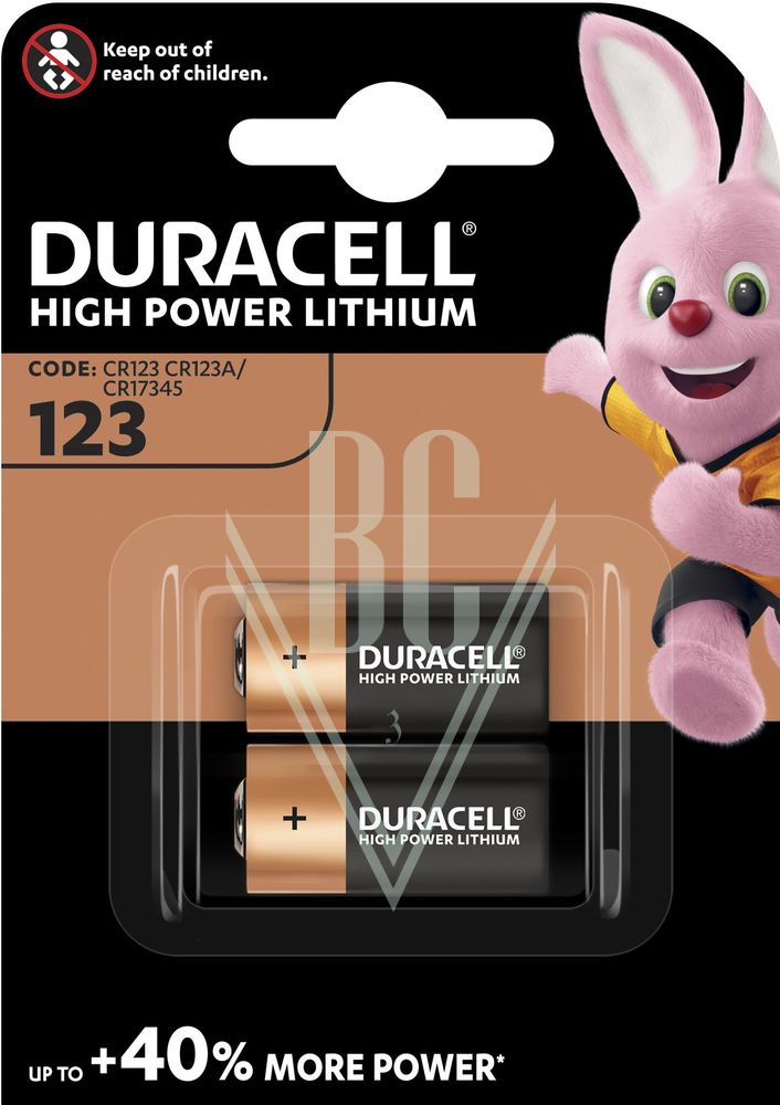 Händler - Duracell Fotobatterie CR123 CR17345 3V, 2er Pack - Duracell Fotobatterie CR123 CR17345 3V, 2er Pack