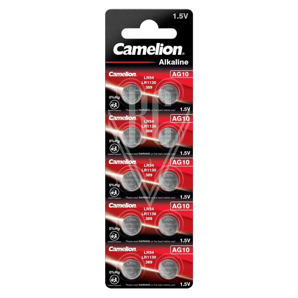 Händler - Camelion Knopfzellenbatterie AG10 LR54 LR1131 389 390, 10er Pack - Camelion Knopfzellenbatterie AG10 LR54 LR1131 389 390, 10er Pack