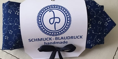 Händler - Produkt-Kategorie: Schmuck und Uhren - Tobisegg - Blaudruck Krawatte aus 100% Baumwolle, reiner Handarbeit. Verschiedene Muster vorhanden. - Schmuck-Blaudruck Jalili & Panzer GsbR