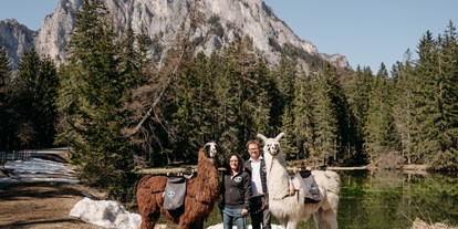 Händler - Gutscheinkauf möglich - Göß (Leoben) - Unterwegs mit den Lamas - Alpakas und Lamas zum Grünen See