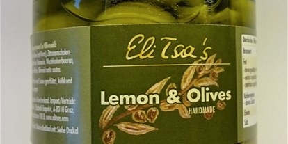 Händler - Produkt-Kategorie: Lebensmittel und Getränke - Rein - lemon olives - EliTsa e.U. 
