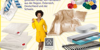 Händler - Produkt-Kategorie: Kleidung und Textil - Kollerschlag - Sortiment - Allround Matratzen und Zubehör GmbH