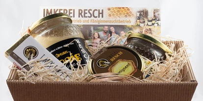 Händler - Produkt-Kategorie: Lebensmittel und Getränke - Hasreith - So könnte ein Geschenkkarton aussehen!
 - Imkerei Resch